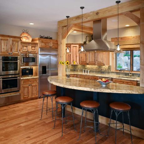 Kitchen in a remodeled home