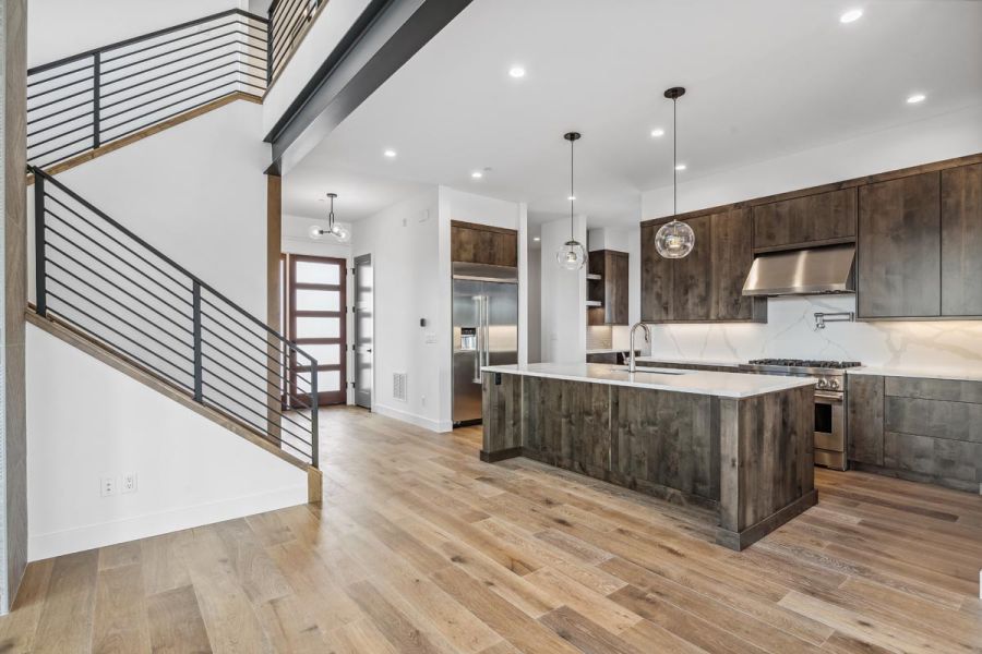 Kitchen and Stairway