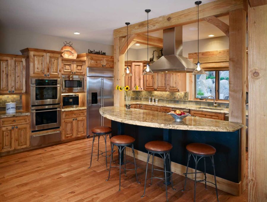 Kitchen in a remodeled home