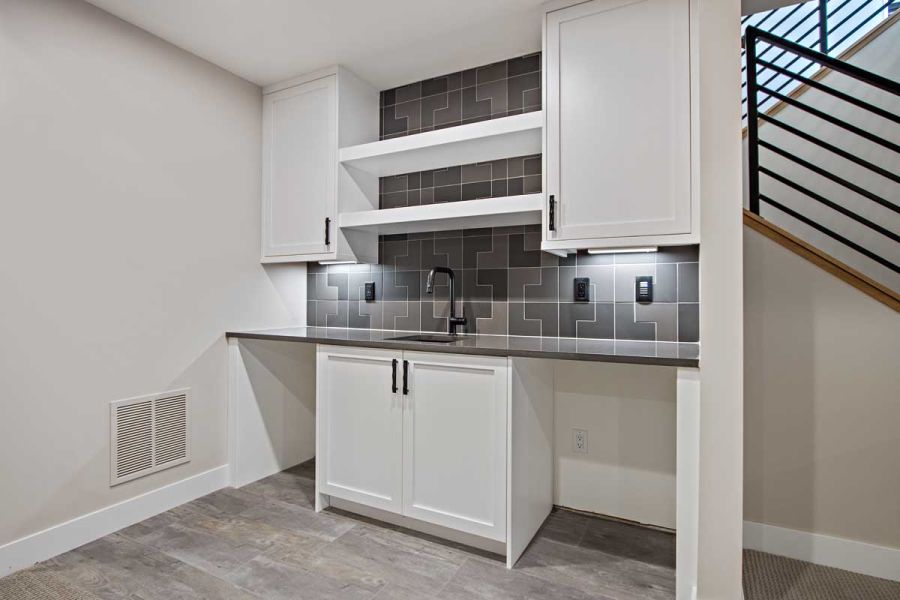 Lower Level Sink & Cabinets