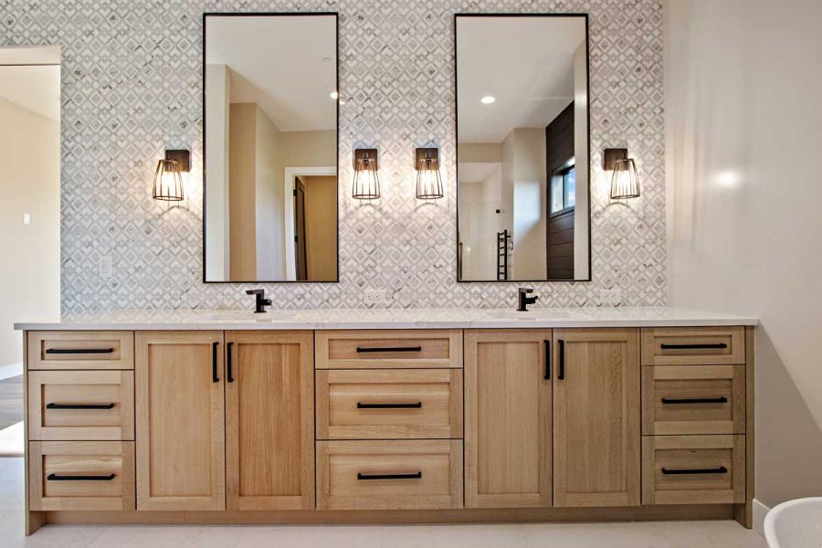 Main Bath Sinks & Cabinets