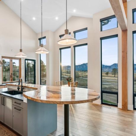 Kitchen Views of Custom Home 