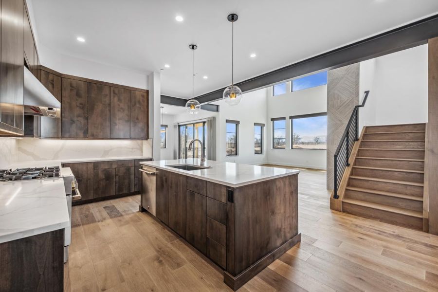 Kitchen and Family Room