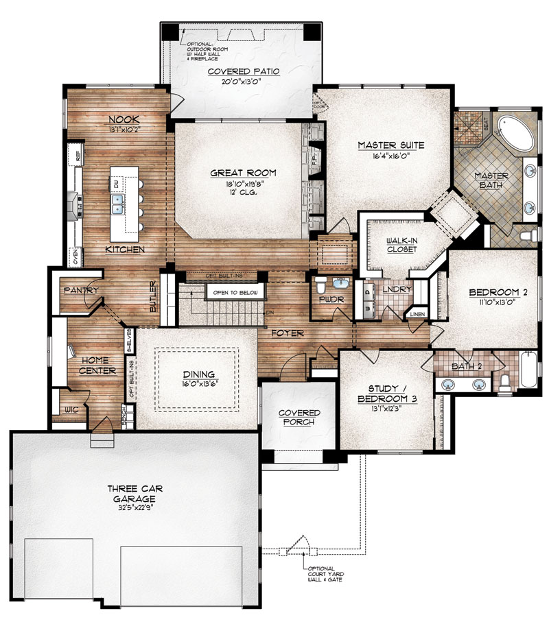 manitou model floor plan by sopris homes